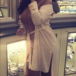 Beige Duster/Cardigan